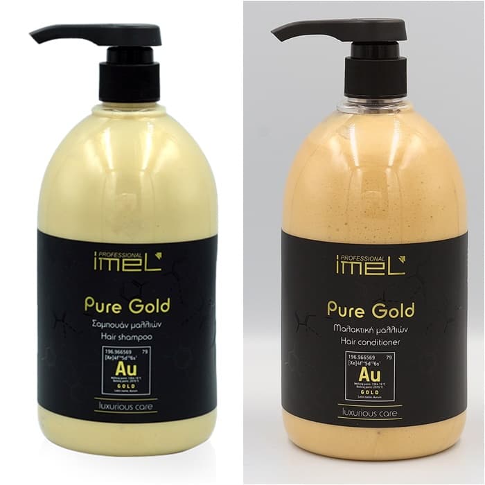 Set Profesional Ingrijire ( sampon/ balsam) cu particule de aur, PURE GOLD Set Profesional Ingrijire ( sampon/ balsam) cu particule de aur, PURE GOLD