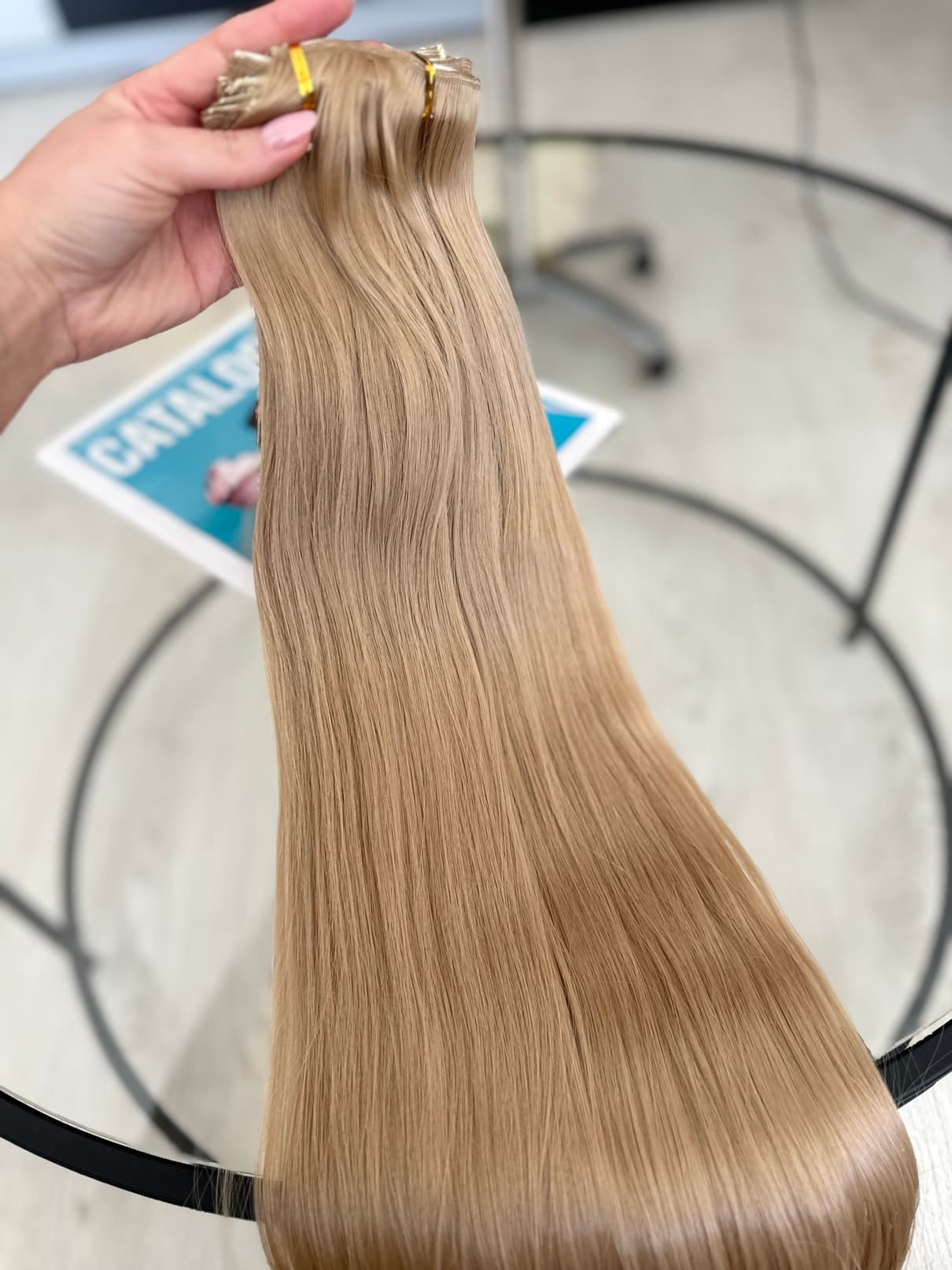 Clip-On Drept Sintetic 14# Clip-On Drept Sintetic 14#