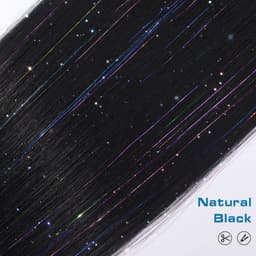 Coada de Par cu snur Dreapta Disco, 70 cm Coada de Par cu snur Dreapta Disco, 70 cm