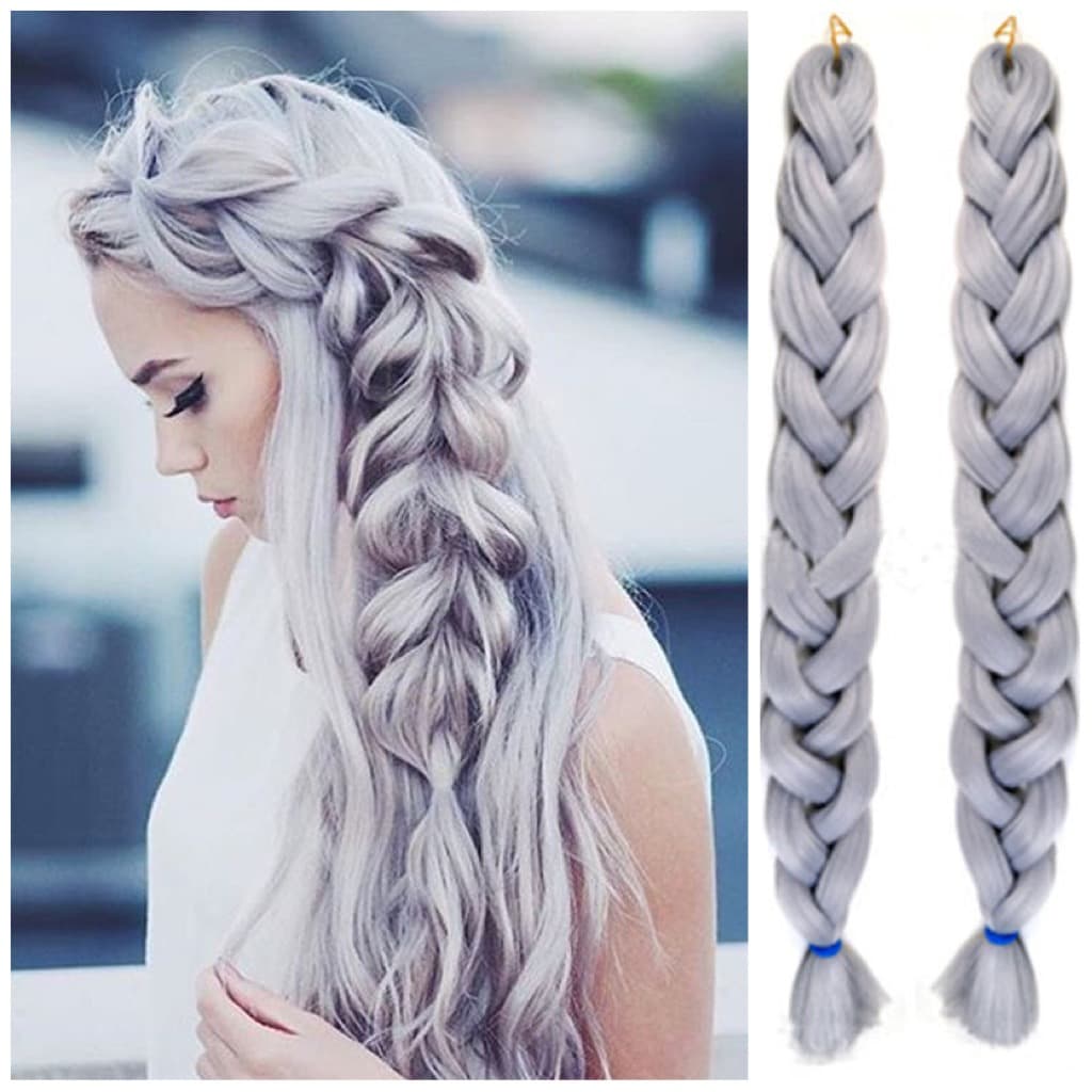 Extensii Pentru Impletituri Grey Extensii Pentru Impletituri Grey