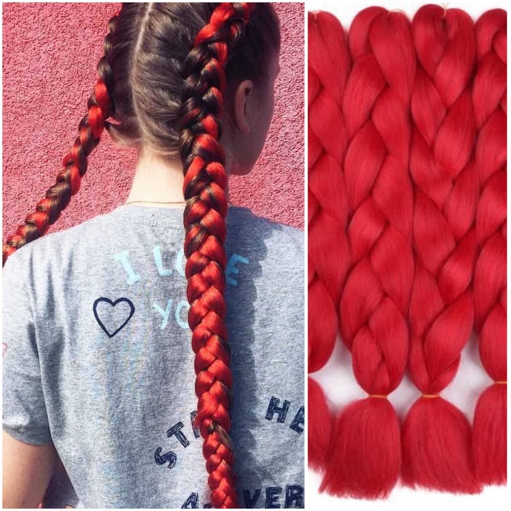 Extensii Pentru Impletituri Rosu Extensii Pentru Impletituri Rosu