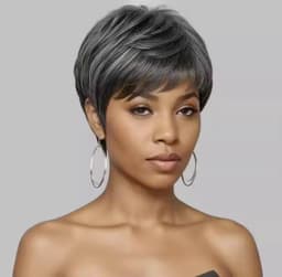 Peruca din par natural Grey Madame Peruca din par natural Grey Madame