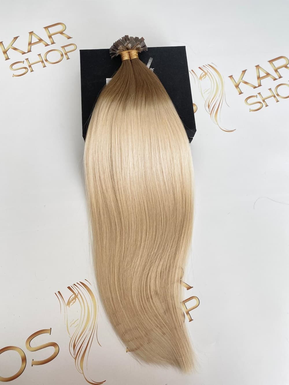 Keratin Russian Hair Ombre Extensions #7/ Silver Keratin Russian Hair Ombre Extensions #7/ Silver