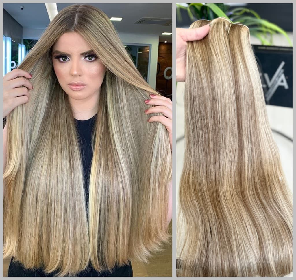 Clip-on Russian Balayage #8/ #60 Clip-on Russian Balayage #8/ #60