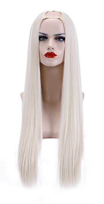 Semiperuca Par Natural U Part Blond Alb Drept Semiperuca Par Natural U Part Blond Alb Drept