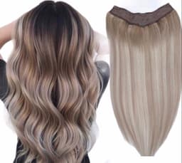 Trese de Par Natural V-Shape Diamond Balayage #9/Light Grey Trese de Par Natural V-Shape Diamond Balayage #9/Light Grey