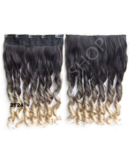 Trese Clip-On Ondulate Sintetic Ombre #2 24 Trese Clip-On Ondulate Sintetic Ombre #2 24