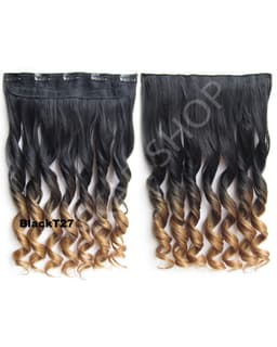Trese Clip-On Ondulate Sintetic Ombre #1B 27 Trese Clip-On Ondulate Sintetic Ombre #1B 27
