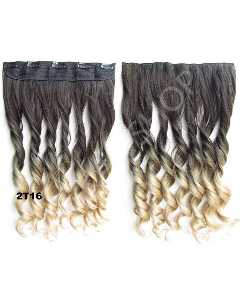 Trese Clip-On Ondulate Sintetic Ombre #2 16 Trese Clip-On Ondulate Sintetic Ombre #2 16