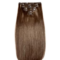 Clip-on Russian Natural Brown # 6 Clip-on Russian Natural Brown # 6